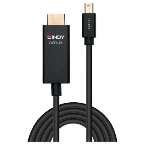 Cordon mini displayport vers hdmi 2.0 actif - 2M 