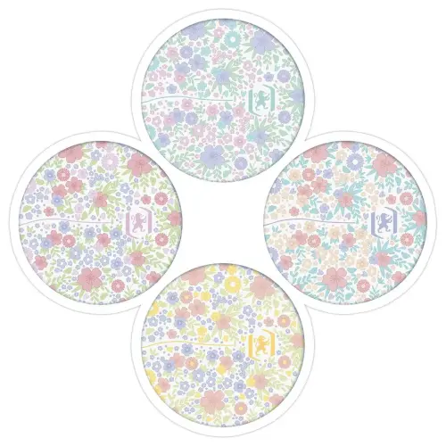 Cahier spirale Flowers - A5 - Ligné 7mm - 120 pages - Oxford