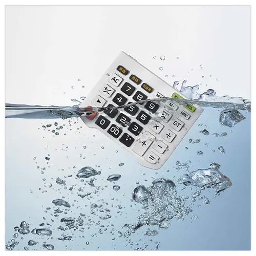 CALCULATRICE ETANCHE CASIO WD-320MT 