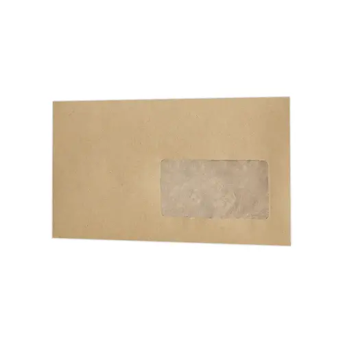 1000 Enveloppes MSP papier kraft 85g 114x229mm Fenêtre 45x100mm