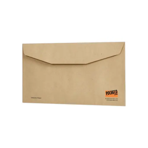 1000 Enveloppes MSP papier kraft 85g 114x229mm Fenêtre 45x100mm