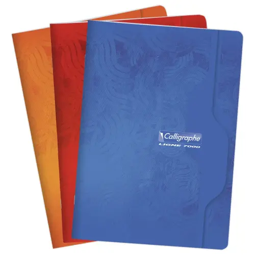 Cahier agraf&eacute; Calligraphe 70G, A4, Sey&egrave;s,192 pages 