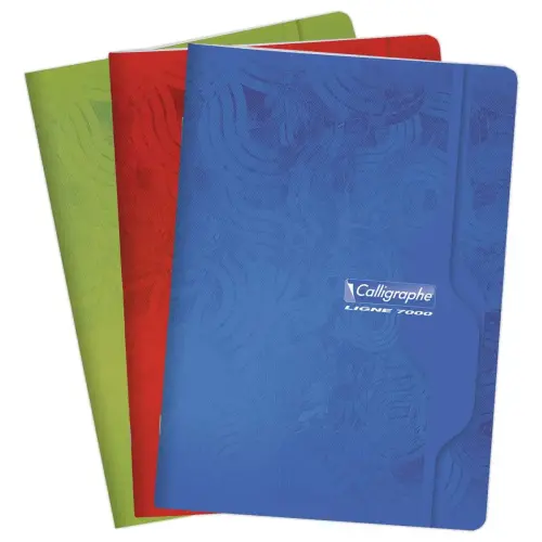 Cahier agraf&eacute; Calligraphe 70G, A4, Sey&egrave;s,96 pages 