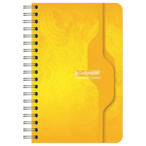 Carnet spirale Calligraphe 70g, 11x17cm,5x5, 100 pages 