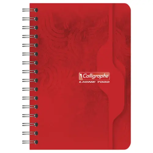 Carnet spirale Calligraphe 70g, 9x14cm,5x5, 100 pages