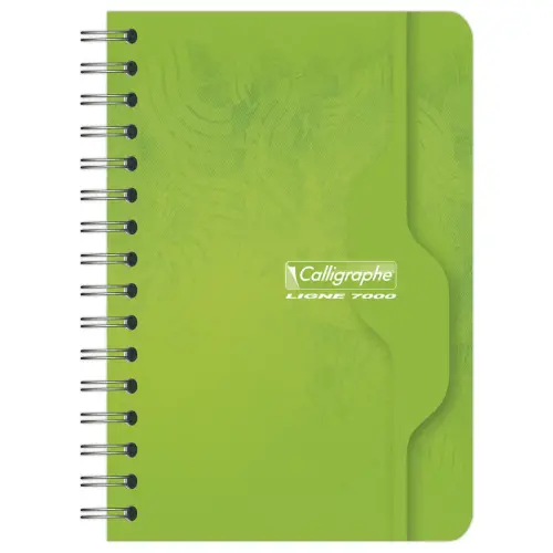 Carnet spirale Calligraphe 70g, 9x14cm,5x5, 100 pages