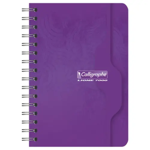Carnet spirale Calligraphe 70g, 9x14cm,5x5, 100 pages