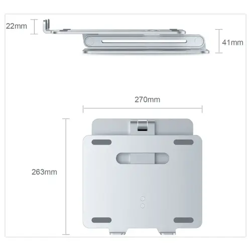 Support à hauteur variable pour ordinateur portable de 11 à 15,6"