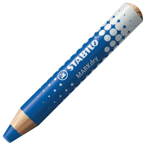 Crayon effaçable à sec MARKdry - Bleu - STABILO
