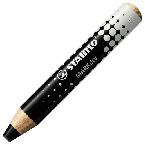 Crayon effaçable à sec MARKdry - Noir - STABILO