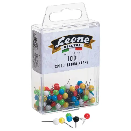 100 Épingles de signalisation 6mm - Coloris assortis