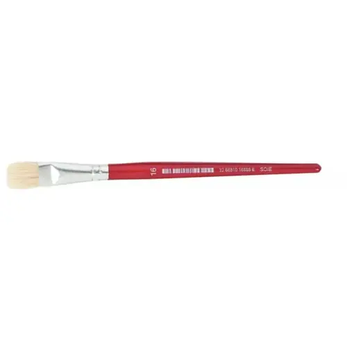 Brosse plate n°16 - OZ - en soie - peinture acrylique et à l'huile