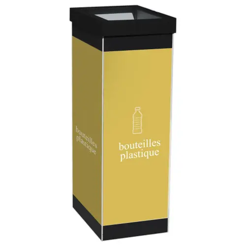 Poubelle de tri sélectif - Plastique - PAPERFLOW