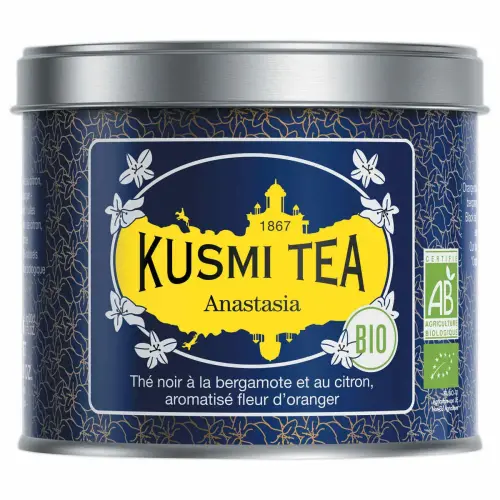 Boîte de thé vrac 100g Kusmi Tea Bio Anastasia