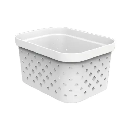 Panier de rangement Pixel 1.5L gris clair SUNDIS