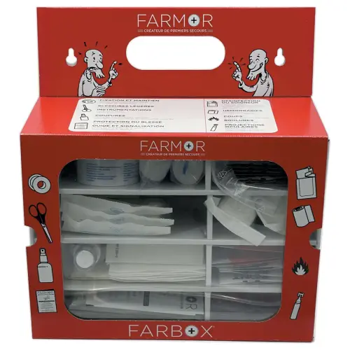 Ensemble de secours universelle 10/20 pers FARMOR