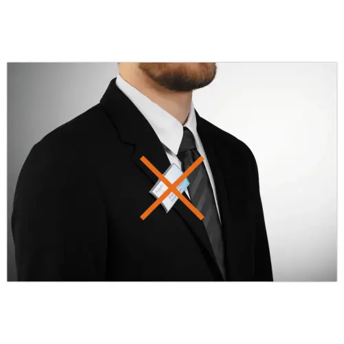 10 Porte-badge à aimant ClickFold Fix Plus 7,4 x4 cm DURABLE