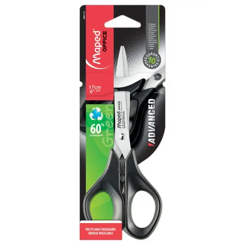 Paire de ciseaux Advanced Green 17 cm Sym&eacute;triques 
