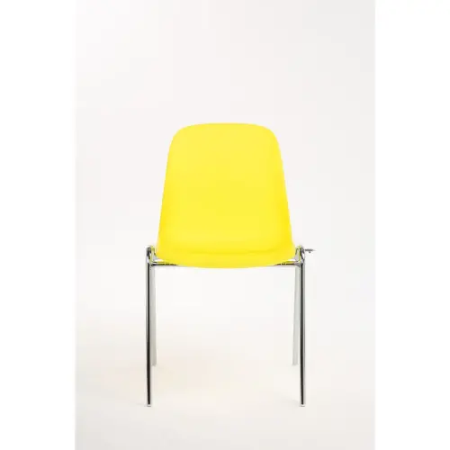 Chaise Charlotte translucide jaune