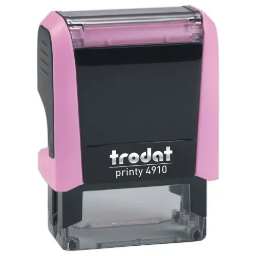Tampon TRODAT Printy 2L 4910 personnalisable - Rose pastel