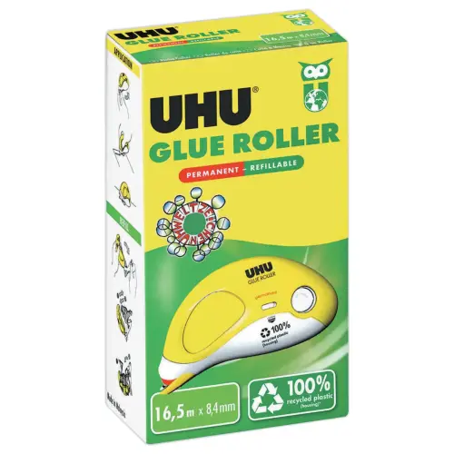 Roller de colle permanent Rechargeable-16,5 m x 8,4 mm 