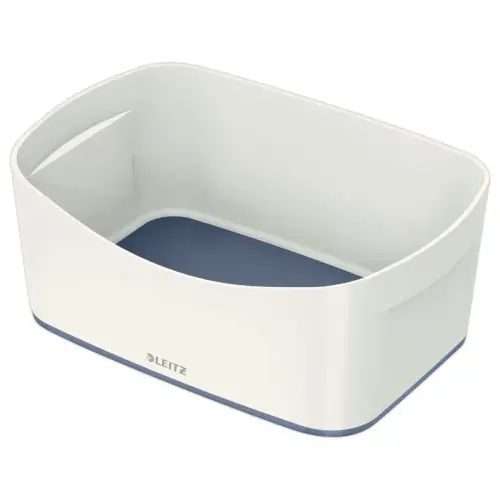 Bo&icirc;te de rangement mybox petit blanc/gris 