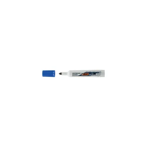 BIC Velleda 1711 Feutres pour Tableau Blanc Effaçables à Sec à Pointe Conique Moyenne -Bleu