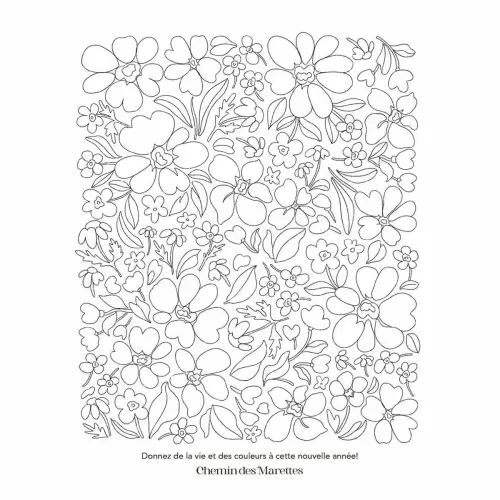 Agenda semainier Exacompta Chemin des Marettes - 18,5 x 22,5 cm - Bleu