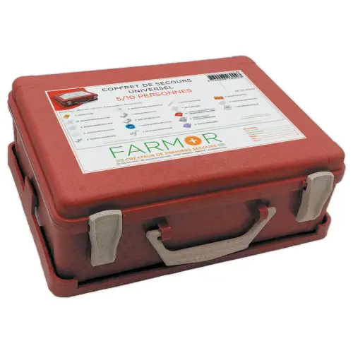Coffret de secours "Universel" 5/10 personnes - Farmor 