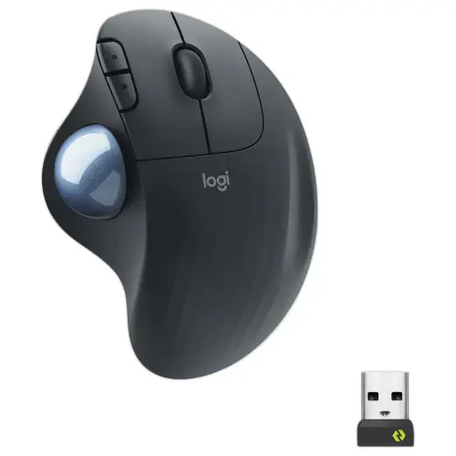 Souris ergonomique sans fil avec trackball M575