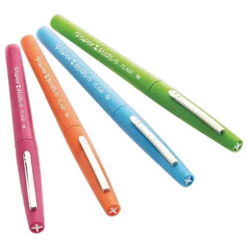 4 feutres Flair fun - Ecriture moyenne - PAPERMATE