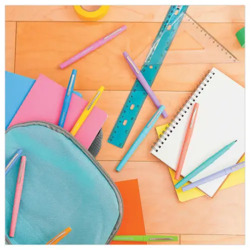 6 Feutres Flair pastel- Ecriture moyenne - PAPERMATE