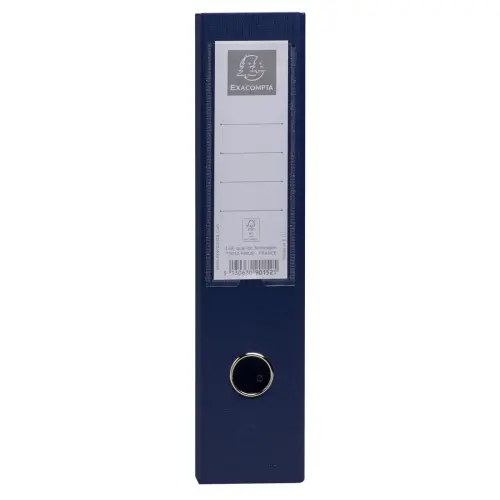 Porte-revues pliable - Polypropyl&egrave;ne - Dos 7 cm - Bleu sombre - Exacompta 