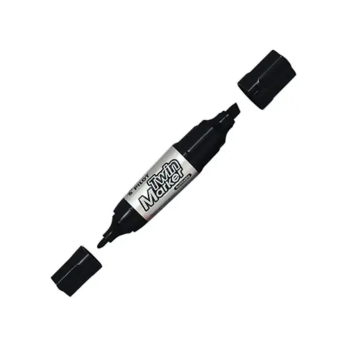 Double marqueur permanent Pilot - Pointe large et extra large
