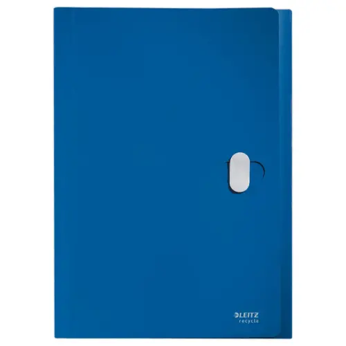 Trieur extensible en PP recyclé - 6 compartiments - bleu - LEITZ
