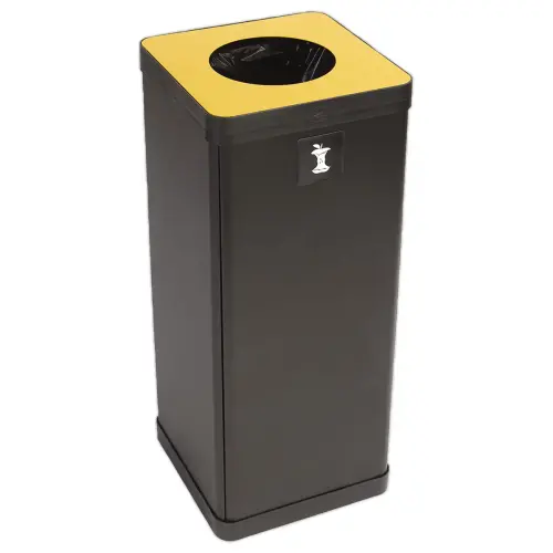 Poubelle de tri jaune
