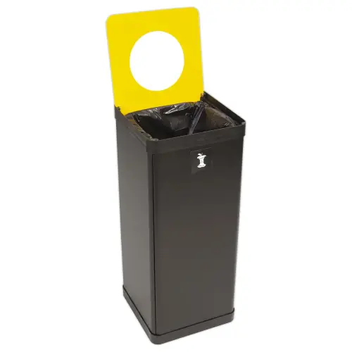Poubelle de tri jaune