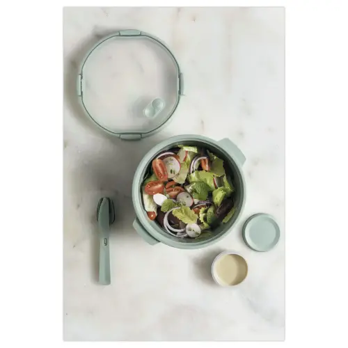 Boîte alimentaire hémertique ronde 1,6L avec couverts - Curver