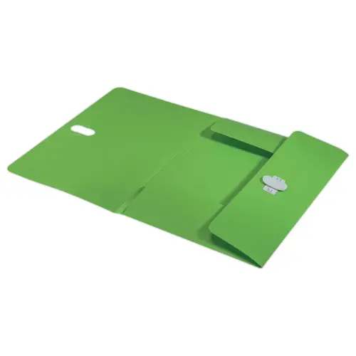 Chemise 3 rabats - A4 - PP recyclé - Vert - LEITZ