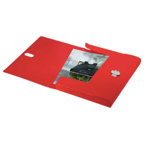 Boîte de classement recyclé - rouge - LEITZ