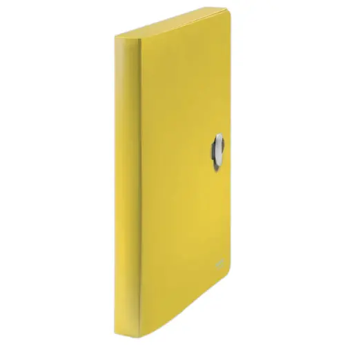 Boîte de classement recyclé - jaune - LEITZ