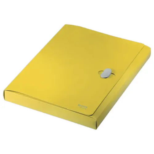 Boîte de classement recyclé - jaune - LEITZ