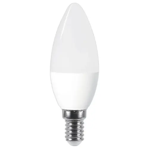 Ampoule LED flamme E14 4,9W 470LM 4000K opale