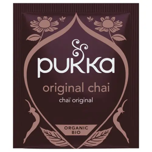 20 Sachets de thé noir chaï bio - Cannelle cardamome gingembre - Pukka