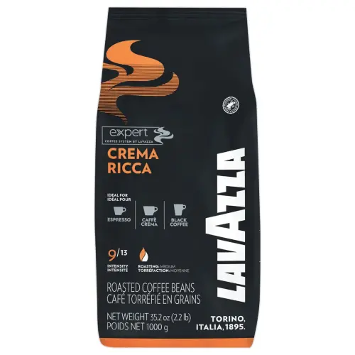 Caf&eacute; grains 1kg LAVAZZA Crema Ricca RFA 