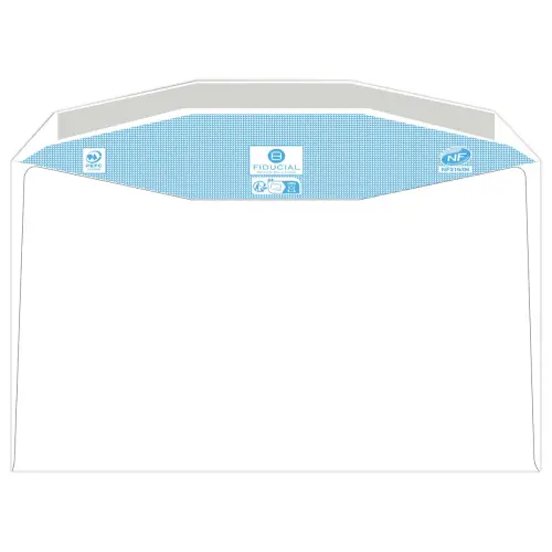 500 enveloppes MSPA blanches 162x229 80gr gommée Fiducial
