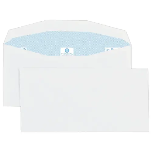 1000 enveloppes MSPA blanches 114x229 80grgommées Fiducial