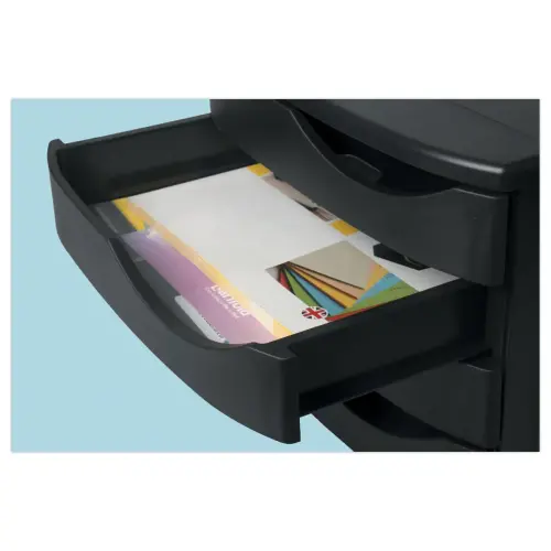 Module de classement re-solution 4 tiroirs 216x300x375 mm noir