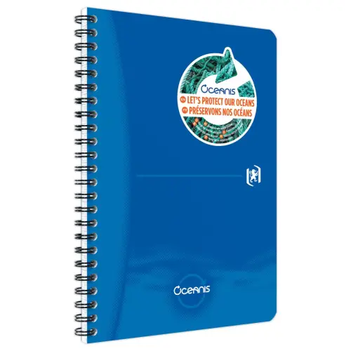 Cahier Oxford Oceanis int A5 180 pagesligné 7mm PP