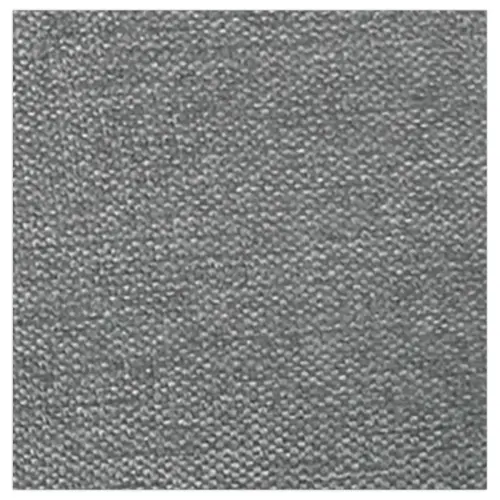 2 Fauteuils Tissu gris 4 pieds métal montés